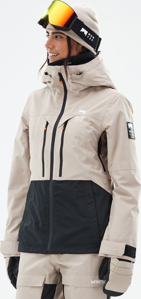 Montec Moss W Skijakke Dame - Sand/Black Shell