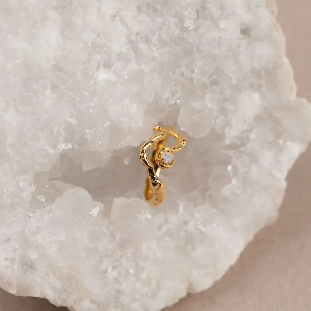 sisi copenhagen Emilia Moonstone Golden Ring