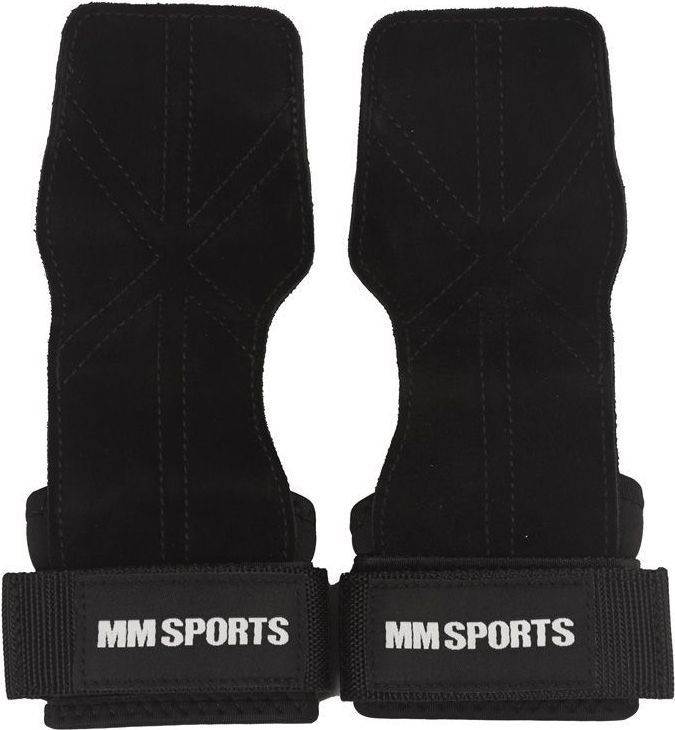 MM Sports Cowhide Grips Black
