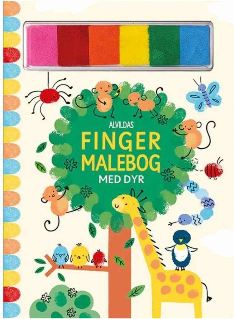 Alvildas fingermalebog med dyr