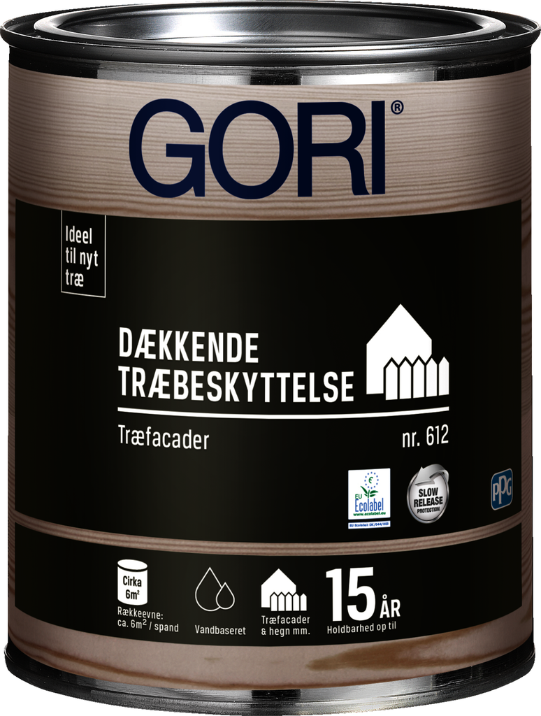 Gori 612 Træbeskyttelse Pitch Black 0.75L