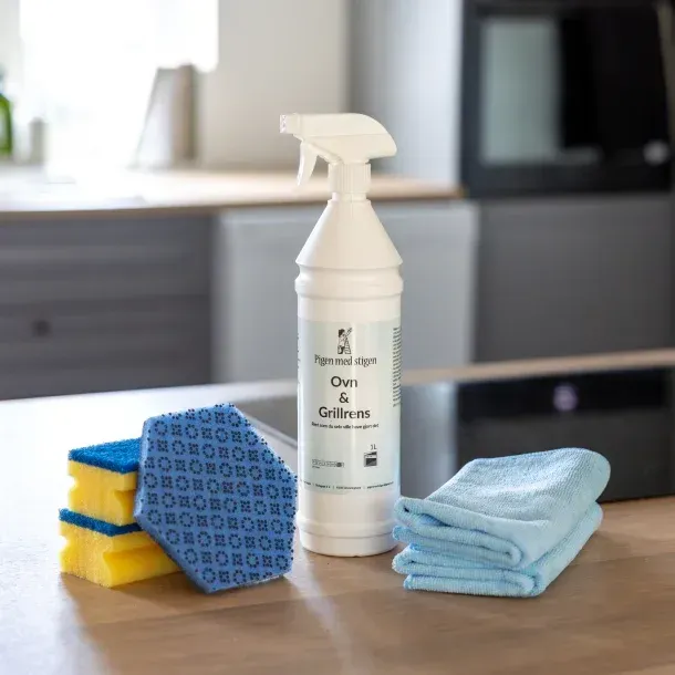 Grill Cleaner Kit With Handle