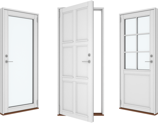 Klar FD1K-2R_138 Yderdør Klart glas (70x175cm)