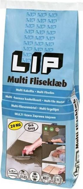Lip Multi Fliseklæb Gray 20Kg