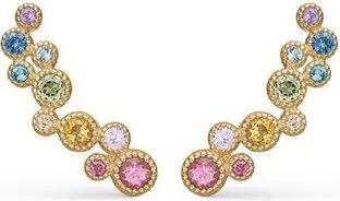 Mads Z Luxury Rainbow Earrings - Gold/Multicolour