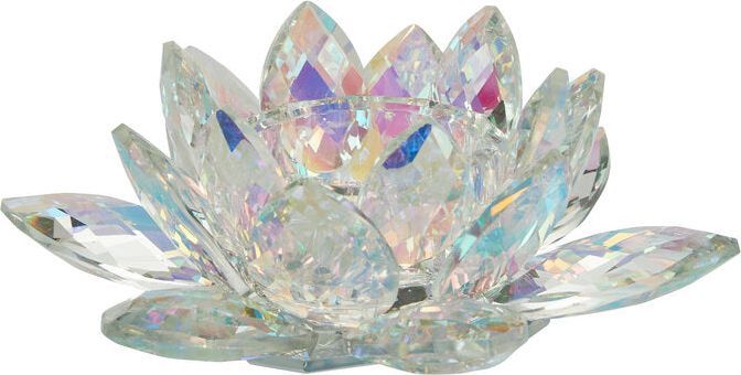 Lotus Crystal fyrfadsstage, lille - Rainbow
