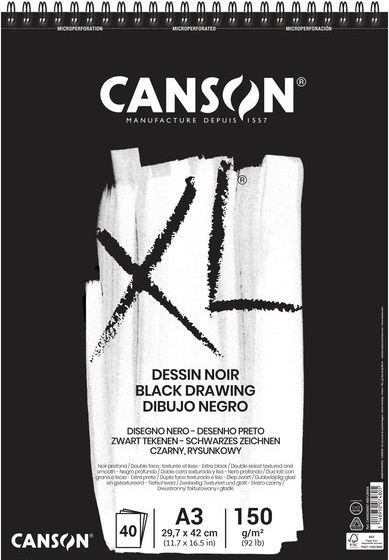 Canson XL Dessin Noir 150g
