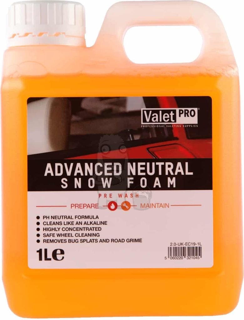 Valetpro EC19-1L Advanced Neutral Snow Foam Autoshampoo, Dicker