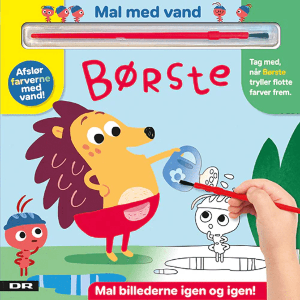 Minisjang: Minisjang - Mal med vand - Børste