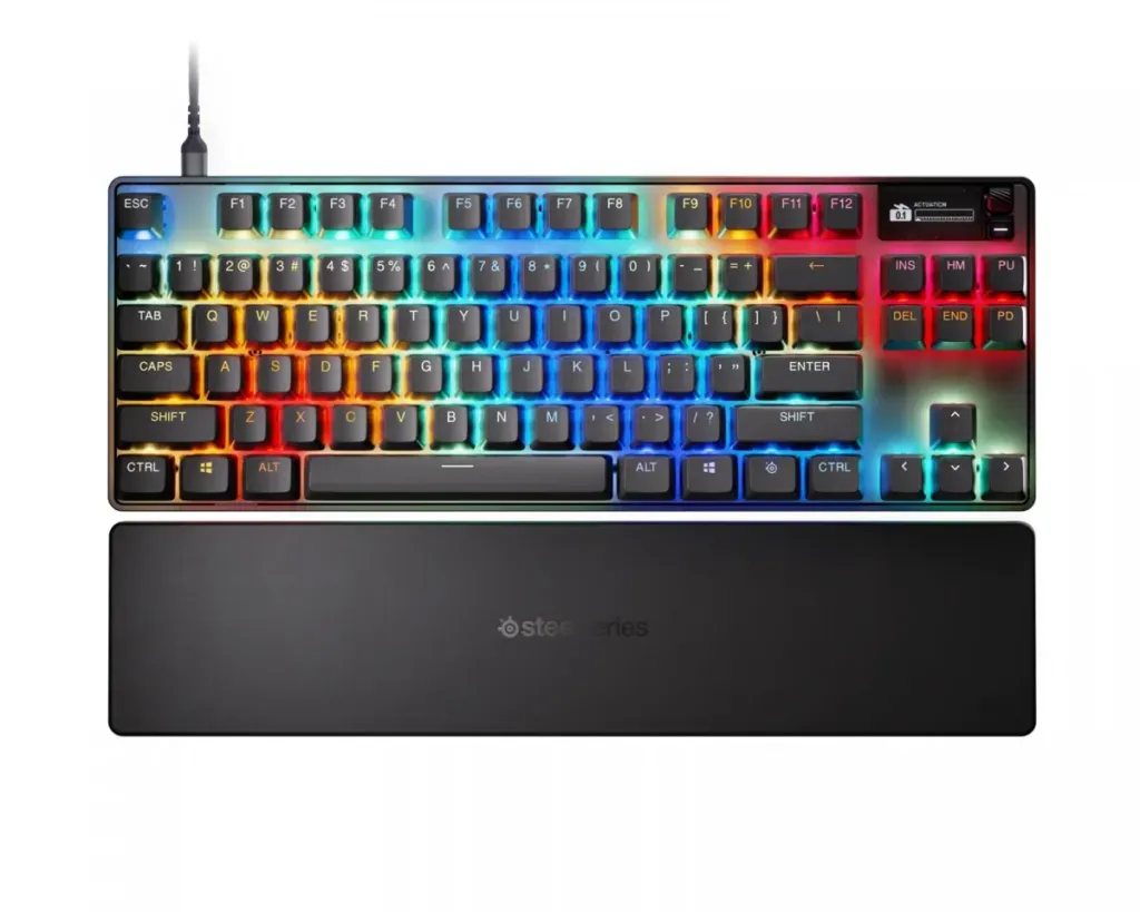 steelseries apex pro tkl gen 3 tastatur - sort