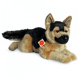 Hermann Teddy Plüschtier Schäferhund liegend 60cm