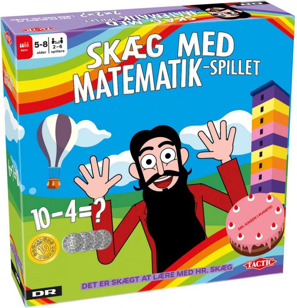 tactic skæg med matematik (dansk)