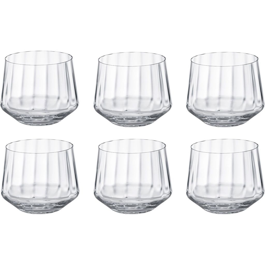 bernadotte drikkeglas lavt 25 cl 6-pakkrystallinsk
