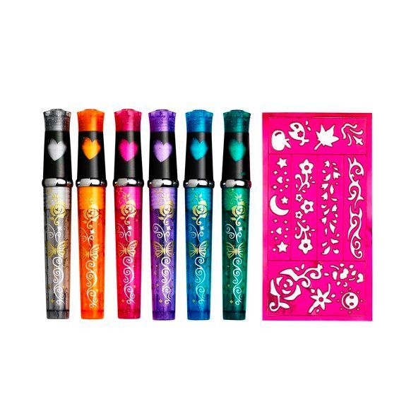 Panduro Hobby Tatoveringspenne – 6 farver