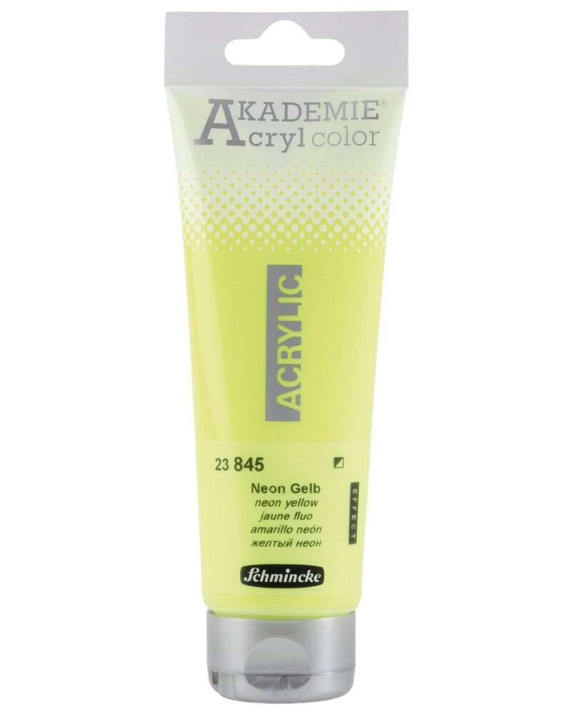 Schmincke Akryl 120 ml neon gul