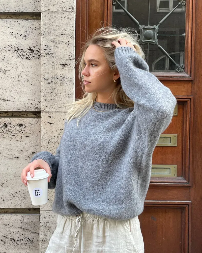 Cozy Strik - Grå, OneSize - ByStenholt.dk