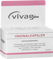 Vivag Plus 10 stk Vagitorier