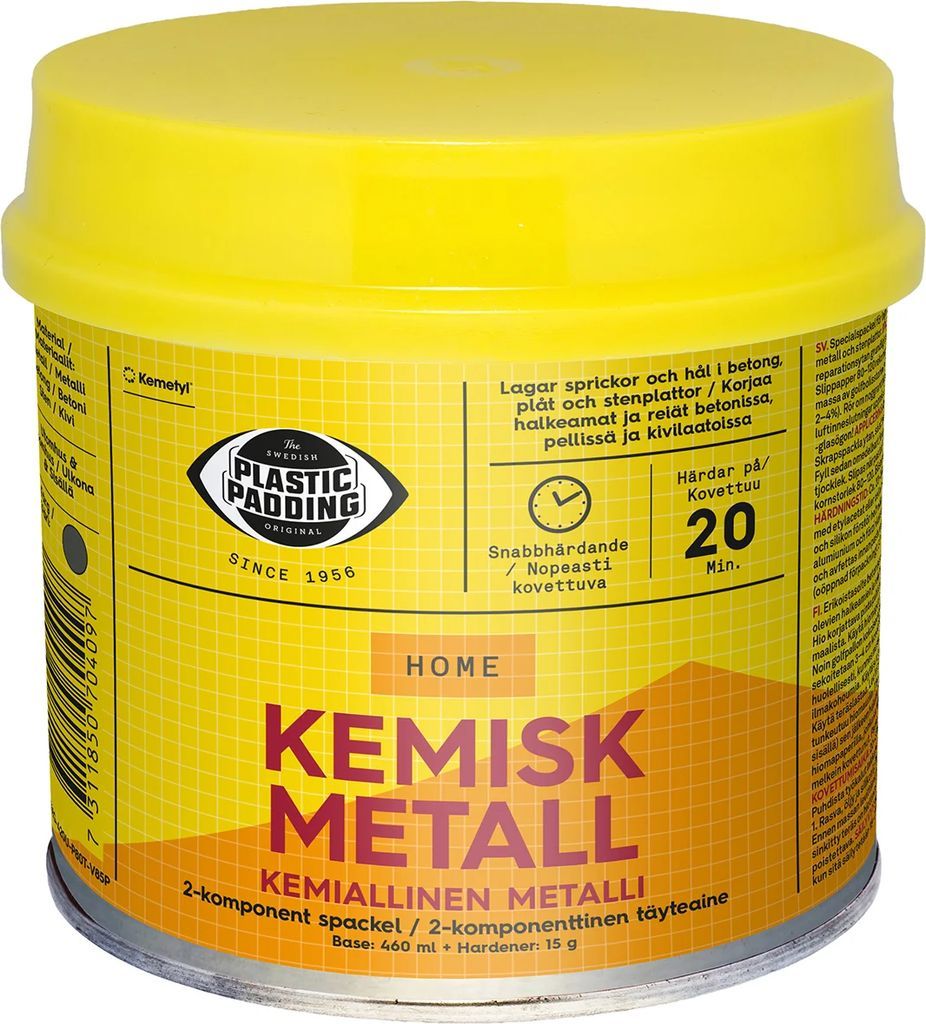 plastic padding kemisk metall 460 ml
