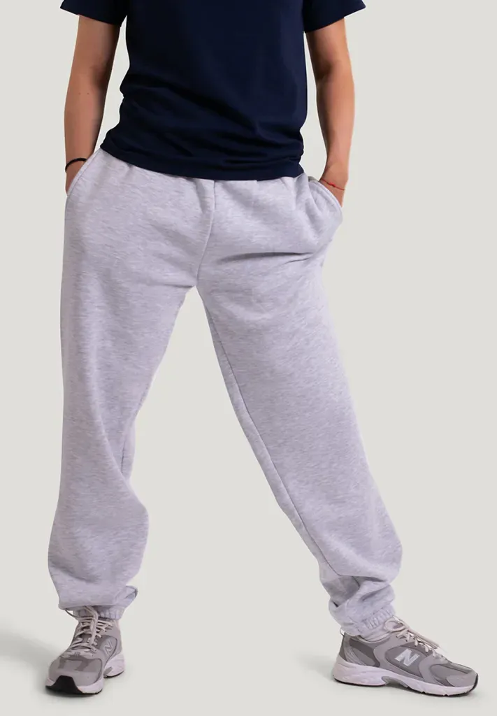 Fruit of the Loom Joggingbukser Med Elastik Ved Foden - Navy