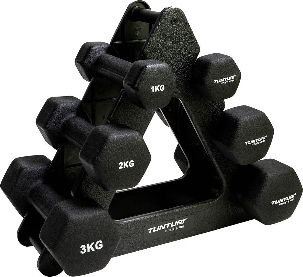 Tunturi Neoprene Bumbbell 3set