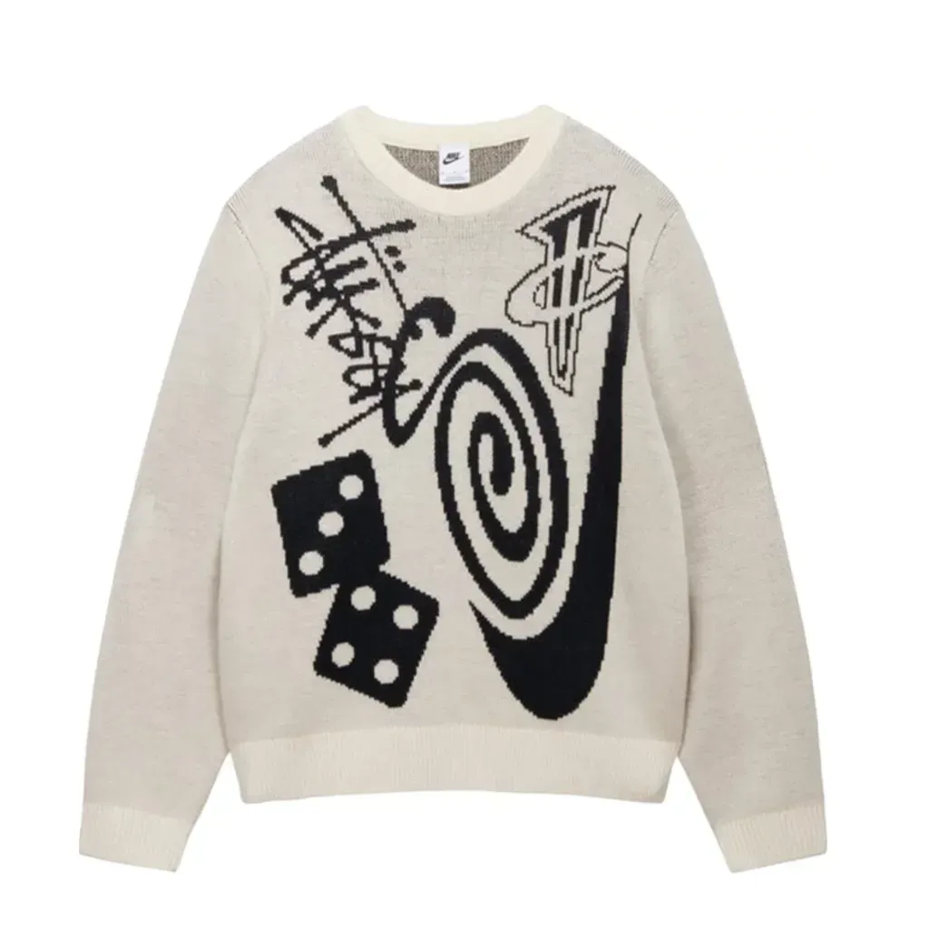 Stussy Nike X Knit Sweater - Natural