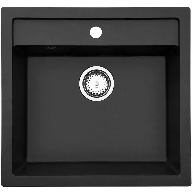 lavabo jupiter 60 køkkenvask, 55,6x52,6 cm, sort