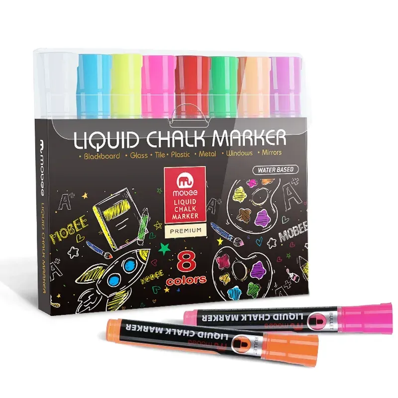 Mobee Chalk Markers 8-Pak