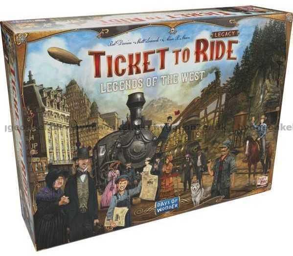 Days of Wonder Ticket to Ride Legacy: Legends the West