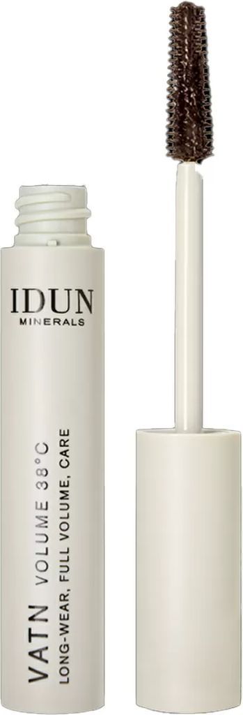 mascara vatn volume brown 018 - 9 ml - idun minerals