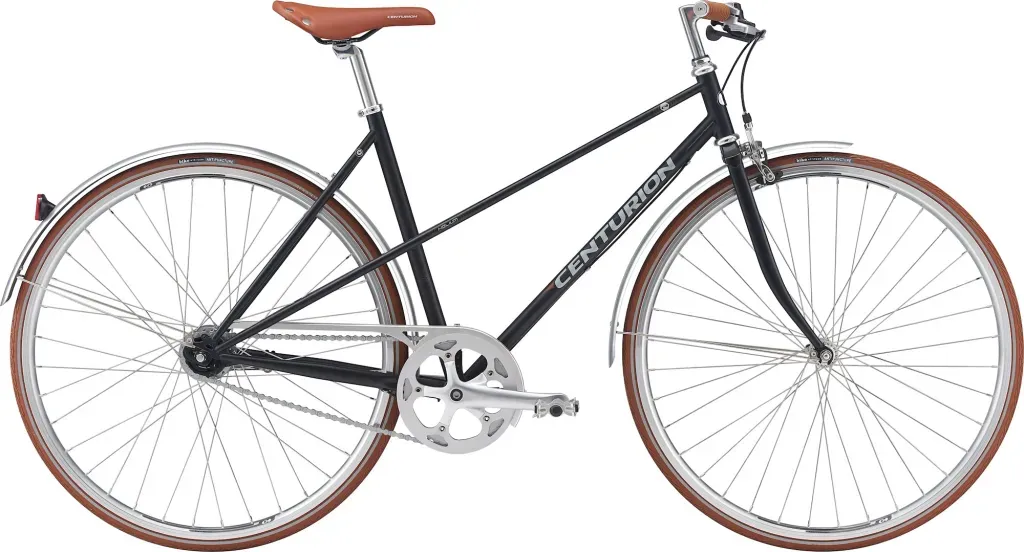 centurion helium | sort, sølv citybikes
