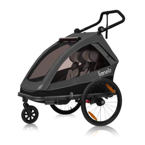 Lionelo Cama Multivogn Cykelanhænger Grey Graphite