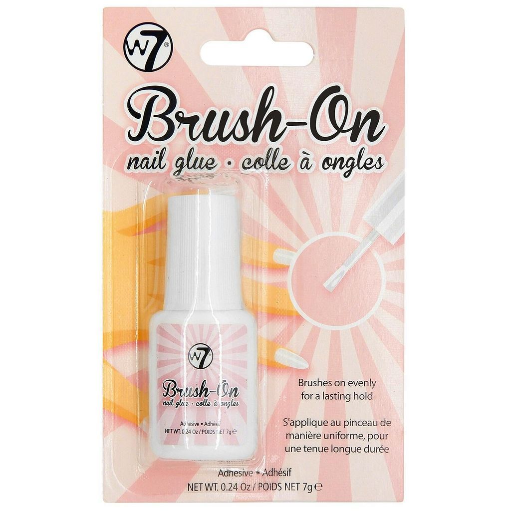 W7 Brush-On Nail Glue 7g