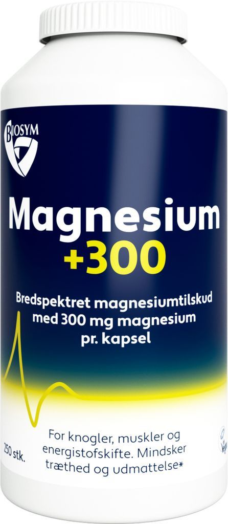 biosym magnesium +300 | 250 kapsler