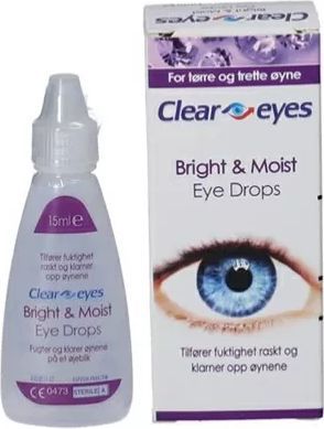 clear eyes bright & moist