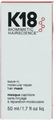 k18 molecular repair leave-in hair mask 50 ml