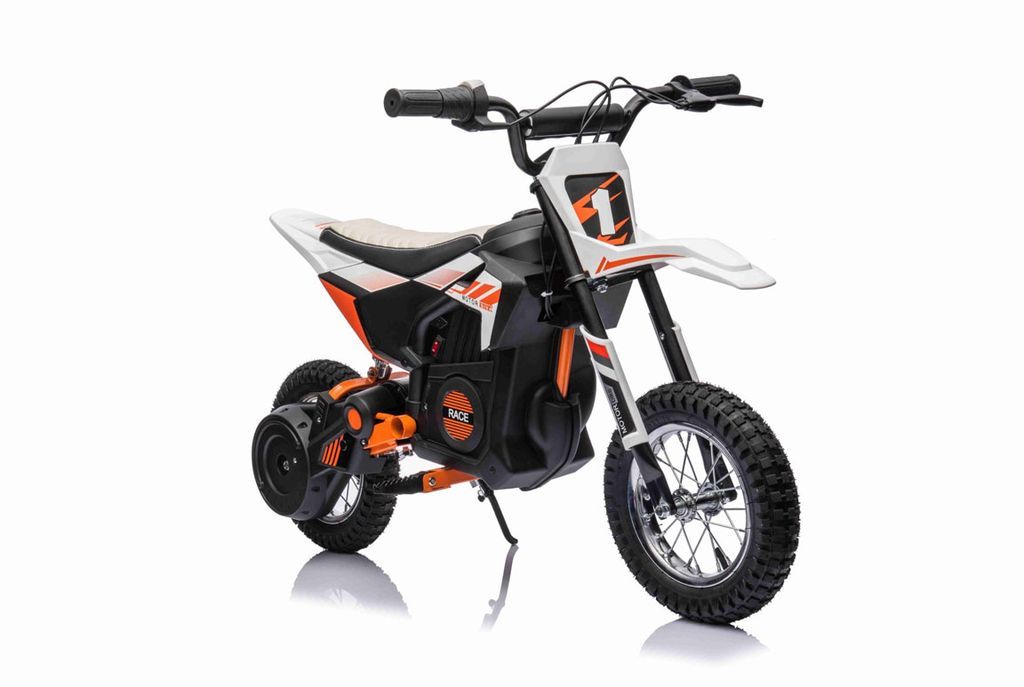 elektrisk dirt bike crosser til børn 250w 24v, 22 km/t, orange