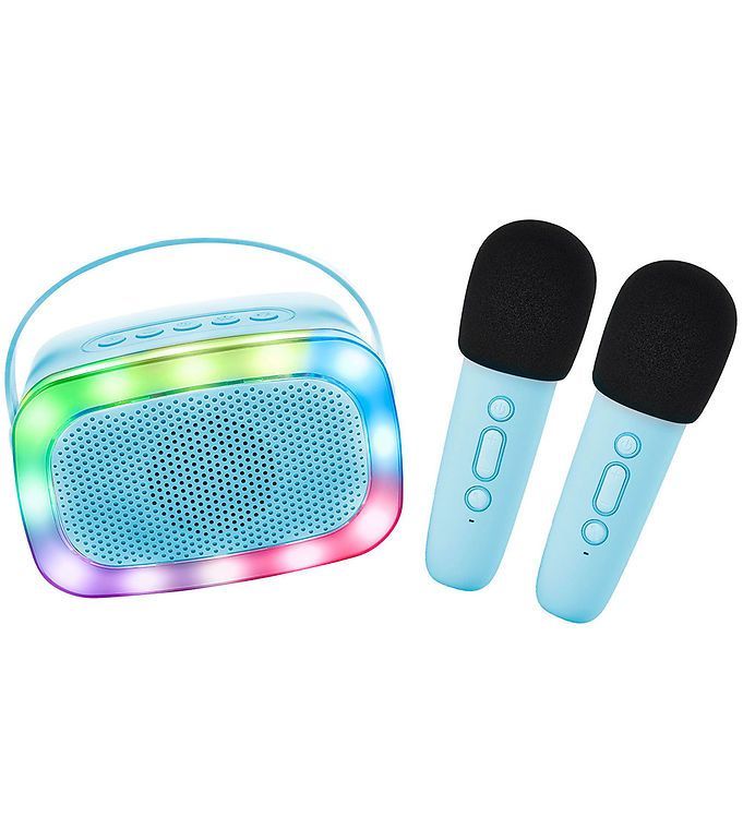 Lalarma Karaoke with lights and two microphone - B