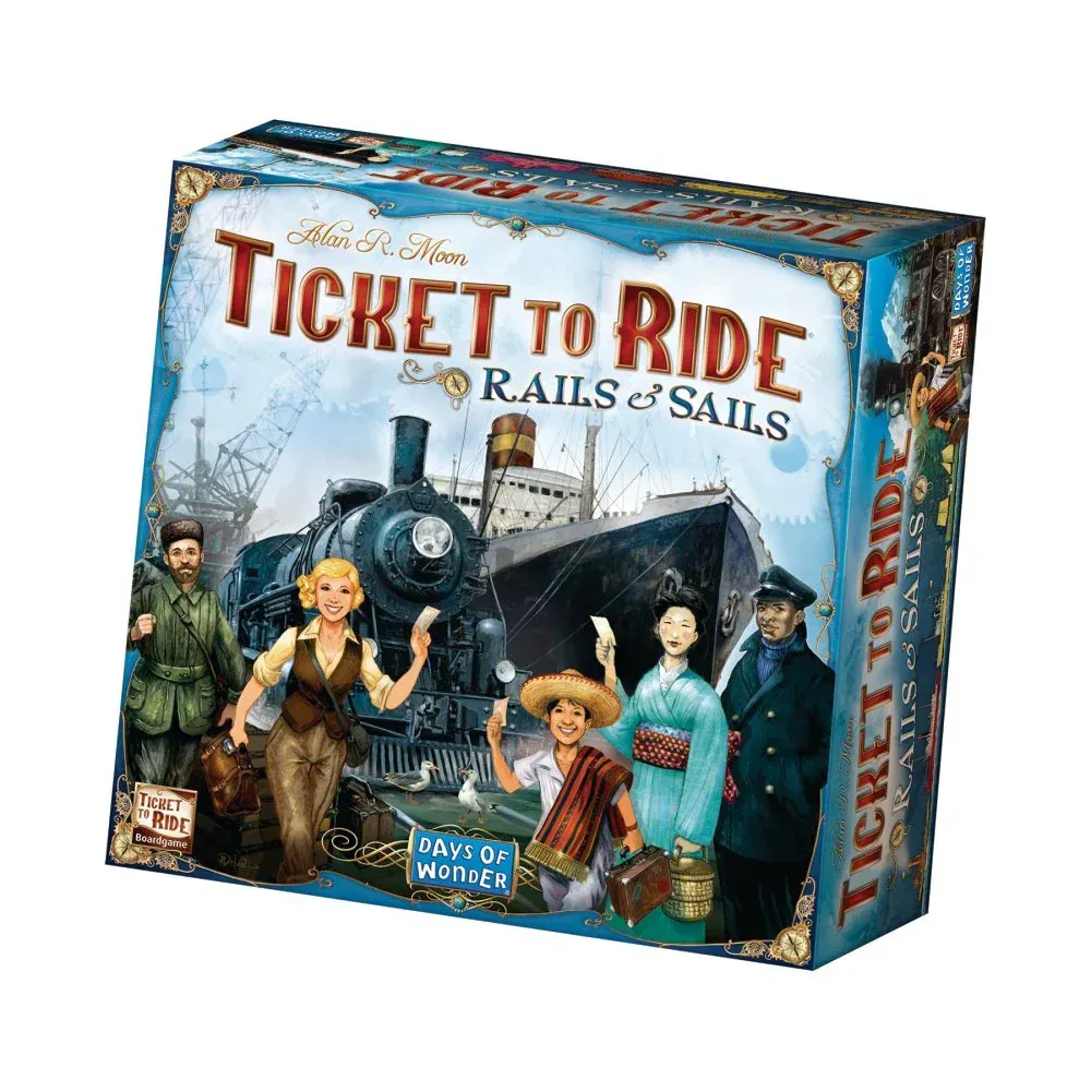 Days of Wonder Ticket to Ride Engelsk Grundspil Rails Sails