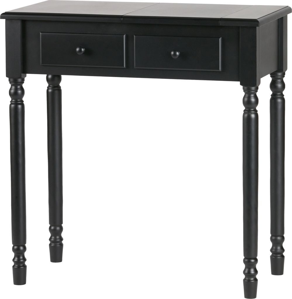 collection romy, sidebord, sort, h78x38x75 cm fra woood • køb på likehome.dk