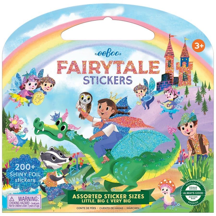 Eeboo Klistermærkebog Fairytale - Inkl. +200 Stickers