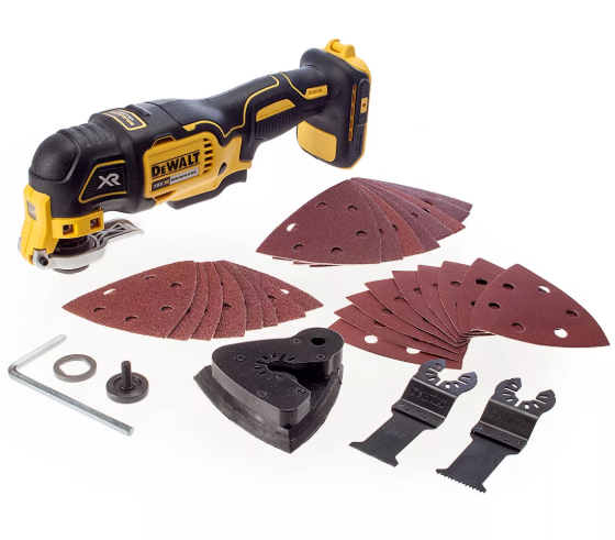 dewalt multicutter dcs355n 18v , bar enhed med tilbehør
