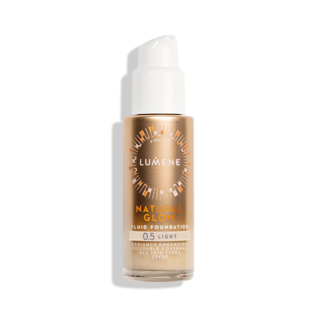 lumene natural glow fluid foundation light