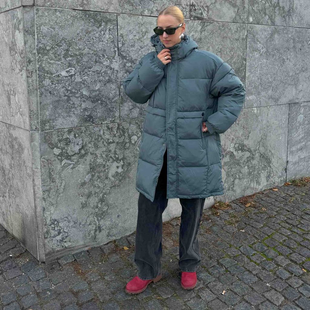 7 Days Active Longline puffer Damejakker 827 STORMY WEATHER