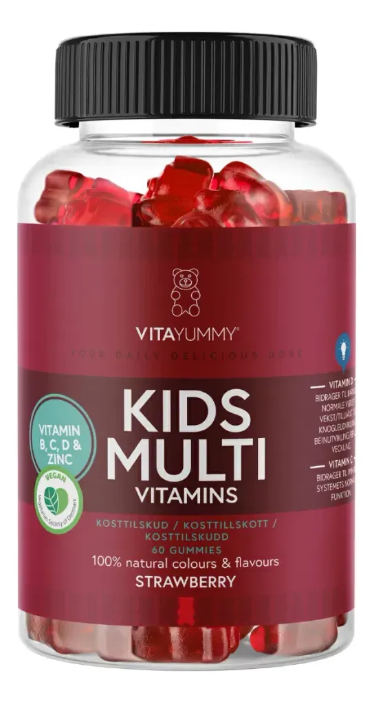 vitayummy kids multivitamins strawberry 60 gummies