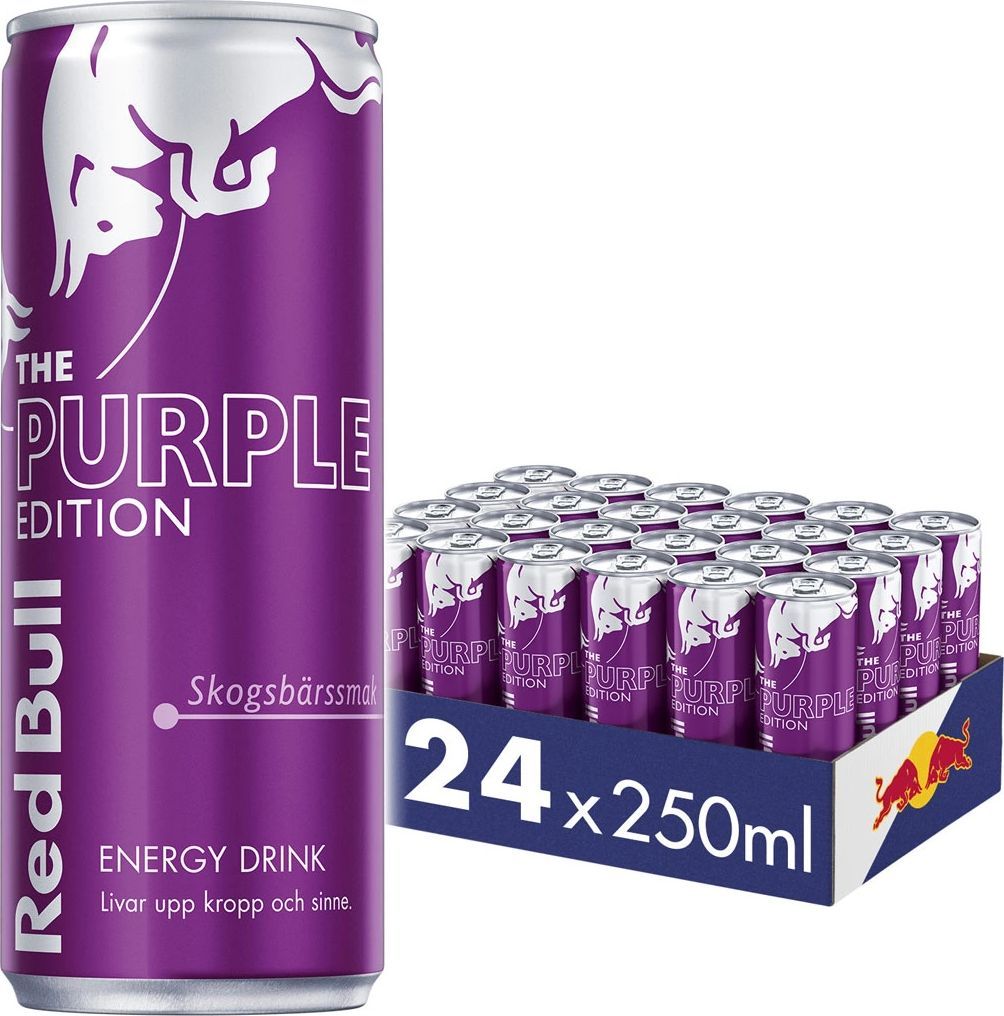 Red Bull Energy Drink Purple Edition Forest Berries 24 stk