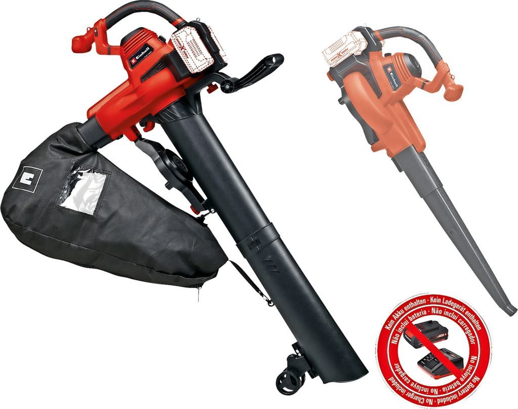 einhell løvsuger/-blæser turbo solo 2x18v - ge-cl 36/230 - 3433630