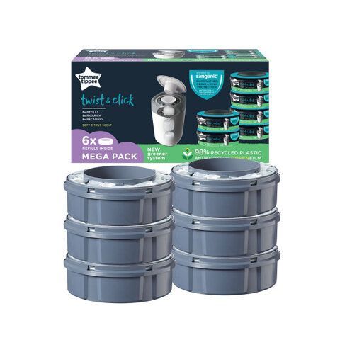 Tommee Tippee Sangenic Twist & Click kurveindsats 6 stk.