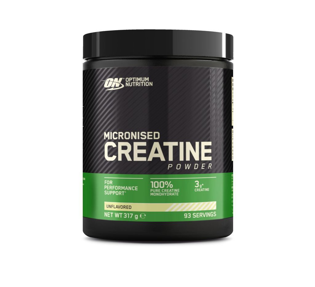 optimum nutrition micronised creatine – unflavoured (317g)