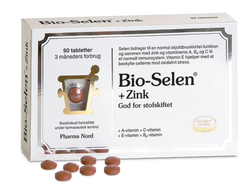 Pharma Nord Bio-Selen+Zink 90 stk. tabletter