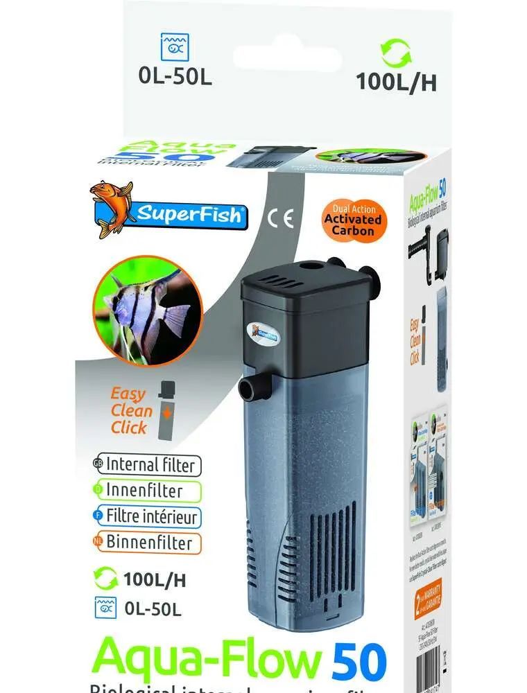 Superfish Aqua-Flow 50 Filter 100 L/H 0-50 L